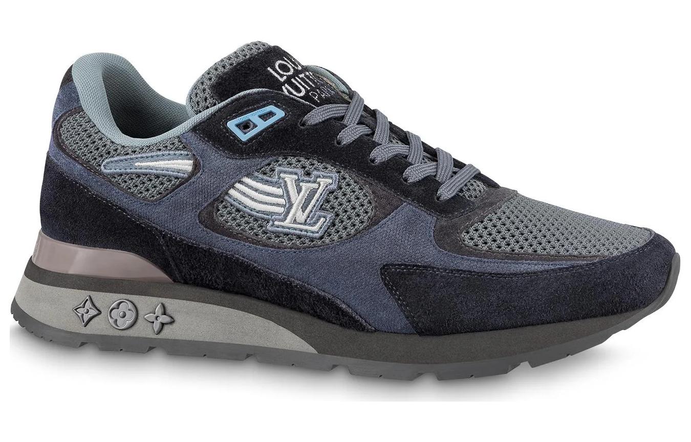 Order 路易威登 Run Away 時尚綁帶運動鞋 藍黑