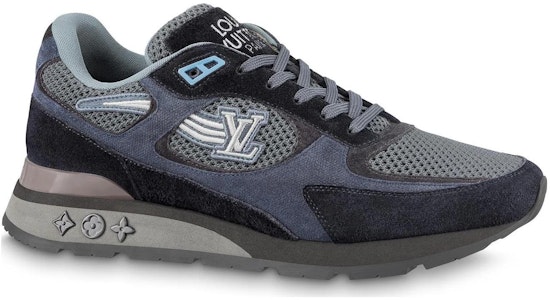 路易威登 Run Away 時尚綁帶運動鞋 藍黑 Order 路易威登 Run Away 時尚綁帶運動鞋 藍黑