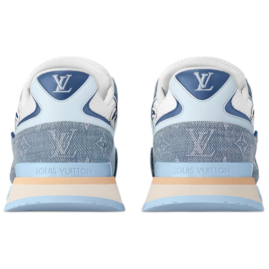 Purchase LOUIS VUITTON Run Away 印花系帶 低筒 休閒鞋 男款 藍色