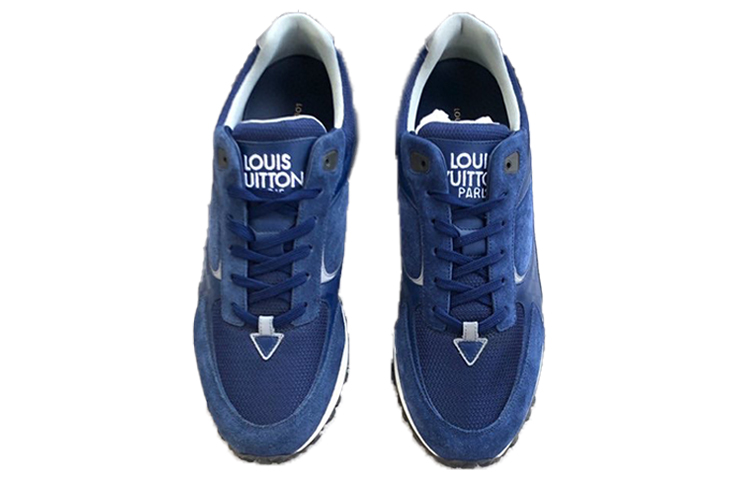 Lookbook Louis Vuitton Run Away ''Blau Wildleder'' 1A35M2