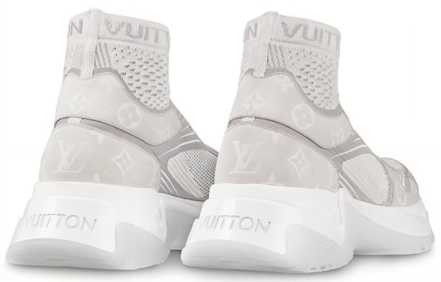 Lookbook 路易威登 Run Away Pulse Monogram 帆布 高幫運動鞋 白色