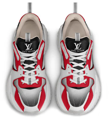 Sepatu Louis Vuitton Run Away Pulse 'Putih Hitam' 'Merah' 1A5YSV Lookbook Sepatu Louis Vuitton Run Away Pulse 'Putih Hitam' 'Merah' 1A5YSV