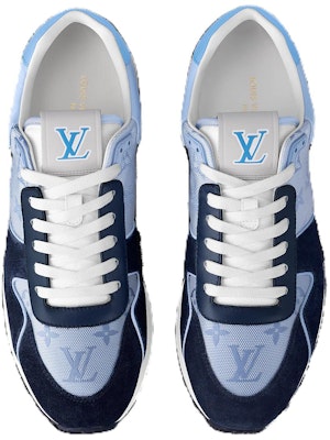 Louis Vuitton Run Away Sneaker 'Blue Monogram' 1AC4X9 Purchase Louis Vuitton Run Away Sneaker 'Blue Monogram' 1AC4X9