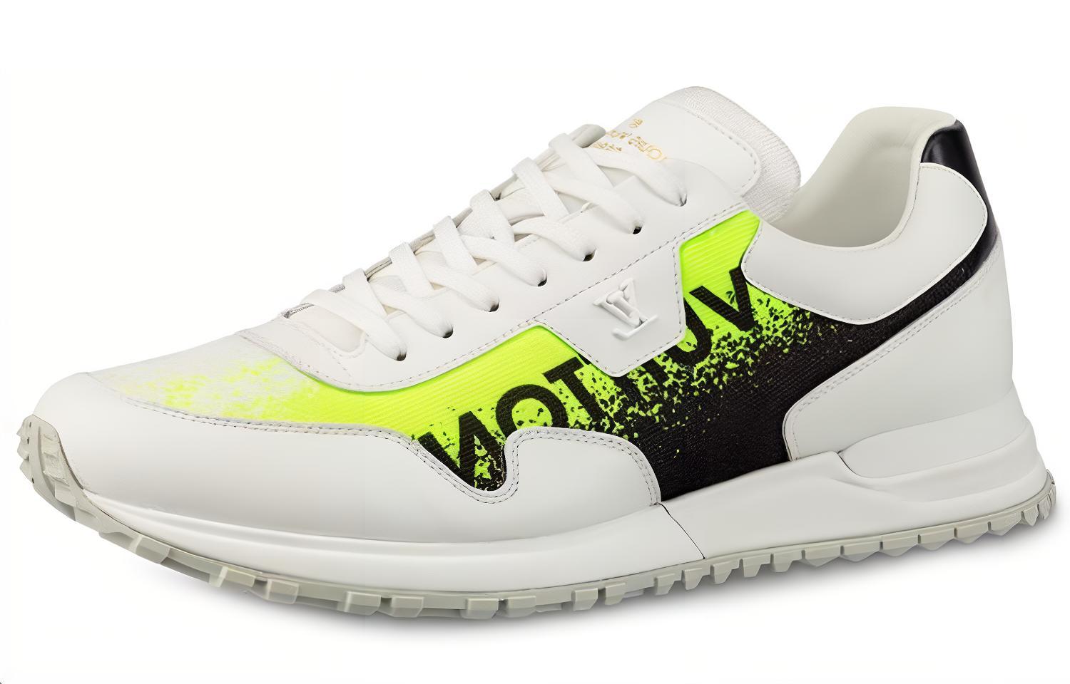 Louis Vuitton Run Away Sneaker 'Yellow White Calfskin' 1A5ATE
