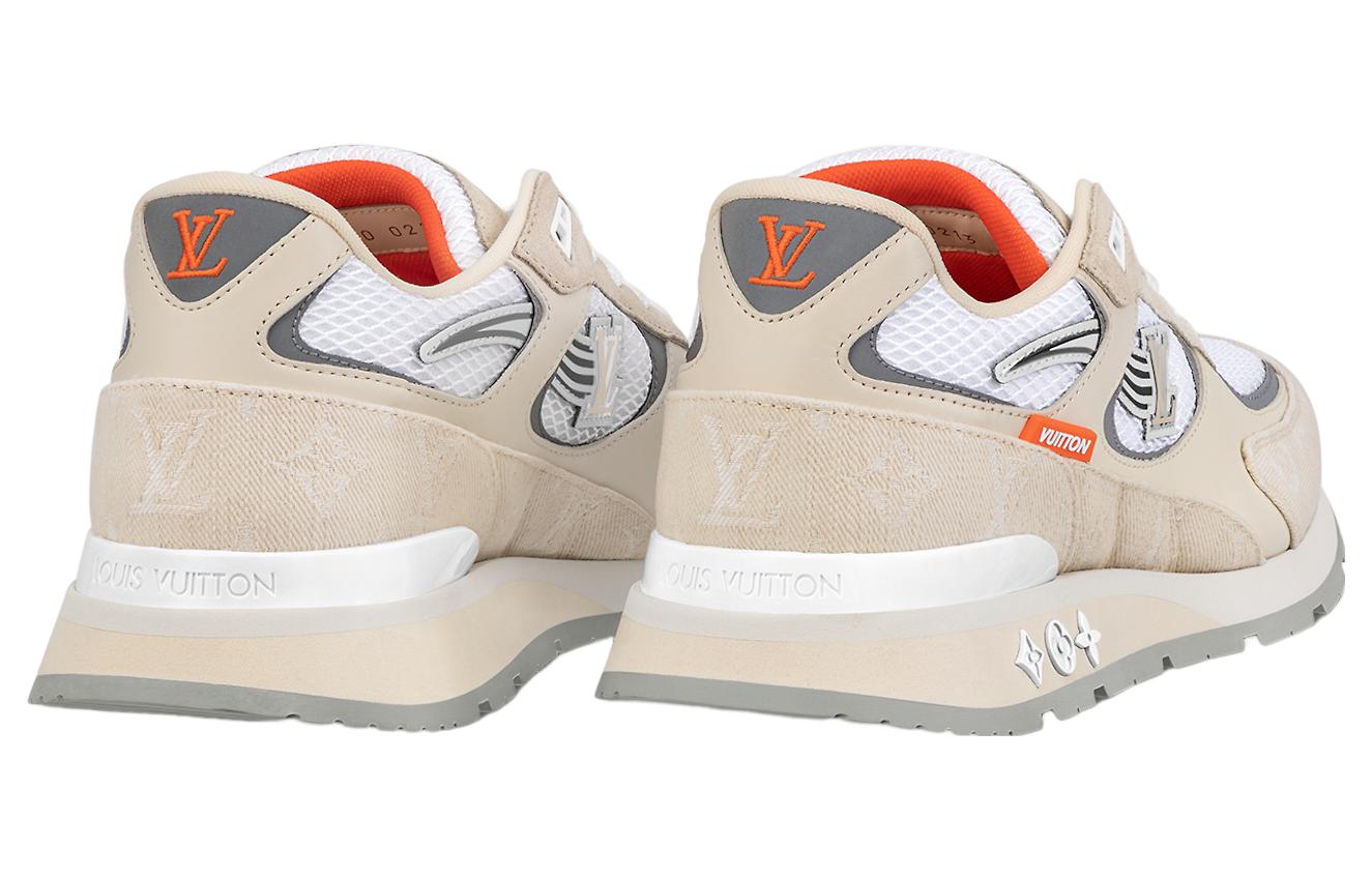 Order 路易威登 Run Away 編織 Monogram 丹寧布 綁帶 低筒 運動休閒鞋 男款 米色