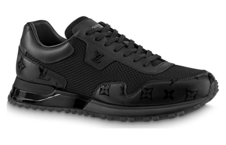 Order Louis Vuitton Run Away Sneakers ''Nero Mesh con Monogramma Deco'' 1A9FFE