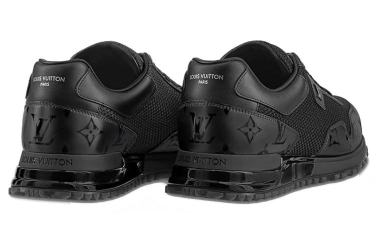 Purchase Louis Vuitton Run Away Sneakers ''Nero Mesh con Monogramma Deco'' 1A9FFE