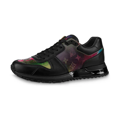 LV Run Away Sneakers 'Black with Colorful Monogram'