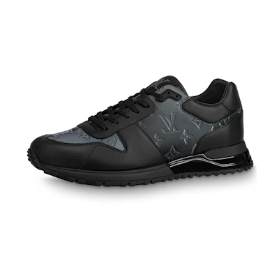 LV Run Away Sneakers 'Black with Grey Monogram'