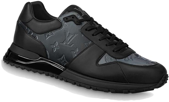Louis Vuitton Run Away Sneakers 'Black with Grey Monogram' 1A8KJA Order Louis Vuitton Run Away Sneakers 'Black with Grey Monogram' 1A8KJA