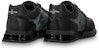 Louis Vuitton Run Away Sneakers 'Hitam dengan Corak Monogram Kelabu' 1A8KJA