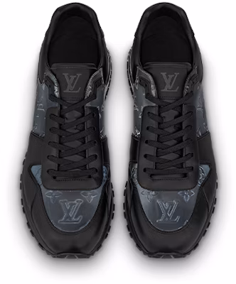 Louis Vuitton Run Away Sneakers 'Black with Grey Monogram' 1A8KJA Shop Louis Vuitton Run Away Sneakers 'Black with Grey Monogram' 1A8KJA