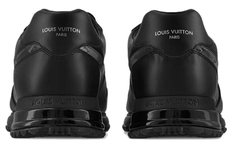 Purchase Louis Vuitton Run Away Sneakers 'Hitam dengan Corak Monogram Kelabu' 1A8KJA