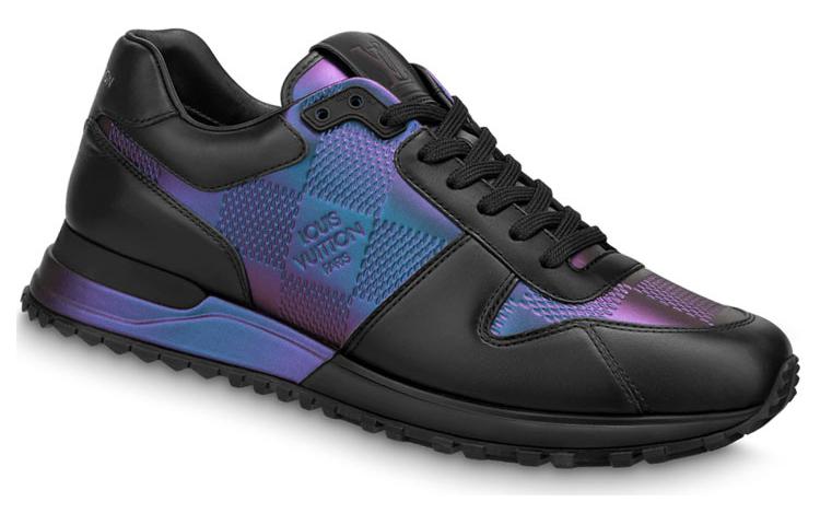 Lookbook Zapatillas Louis Vuitton Run Away 'Negro con Lona Metálica' 1AARKW