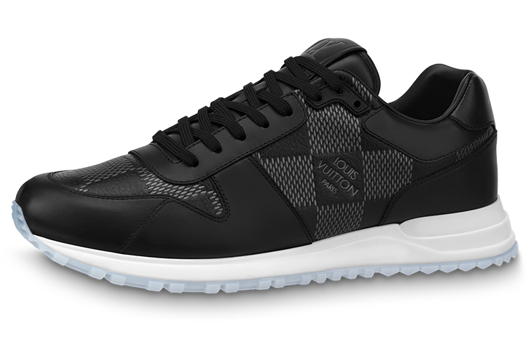 Buy Zapatillas Louis Vuitton Run Away 'Negro con Cuadro Blanco' 1AANN3
