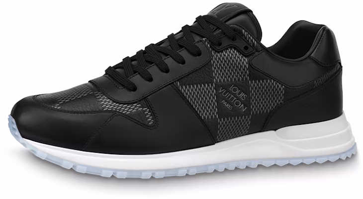 Louis Vuitton Run Away Sneakers 'Hitam dengan Corak Kotak Putih' 1AANN3 Buy Louis Vuitton Run Away Sneakers 'Hitam dengan Corak Kotak Putih' 1AANN3