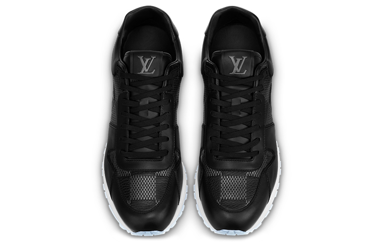 LV Run Away Sneakers 'Black with White Plaid' 圖 3