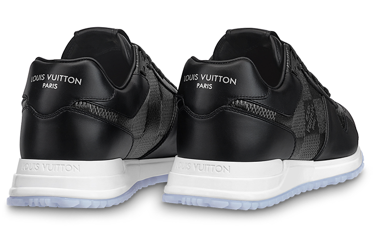 LV Run Away Sneakers 'Black with White Plaid' 圖 4