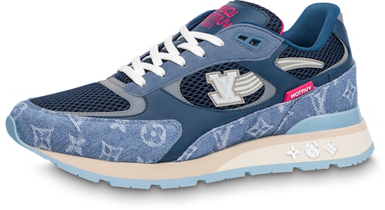 路易威登蓝色字母印花粉色款运动鞋 1ABFCG Buy 路易威登蓝色字母印花粉色款运动鞋 1ABFCG