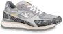 Louis Vuitton Run Away Sneakers 'Kelabu Kuning' 1ABFBR
