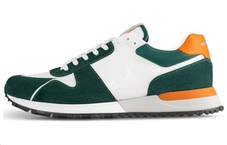 Louis Vuitton Run Away Sneakers 'White Green Orange' 1ABMEN
