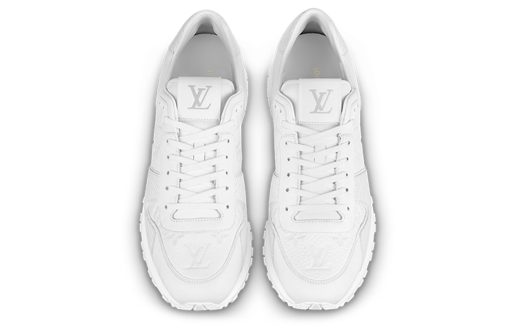 Shop Louis Vuitton Run Away Sneakers 'Putih Monogram dan EPI' 1A9ZK6