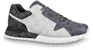 Louis Vuitton Run Away Sneakers 'Putih Monogram Ice & Kelabu Gelap Monogram' 1A8UZJ