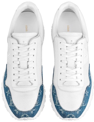 Louis Vuitton Run Away Sneakers 'Putih dengan Monogram Denim' 1A8JJ1 Shop Louis Vuitton Run Away Sneakers 'Putih dengan Monogram Denim' 1A8JJ1