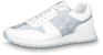 Louis Vuitton Run Away Sneakers 'Putih dengan Monogram Kelabu' 1A8KIU