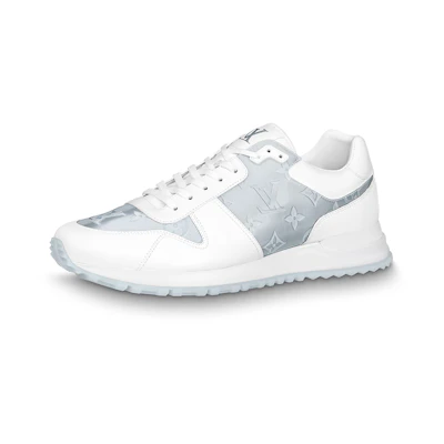 LV Run Away Sneakers 'White with Grey Monogram'
