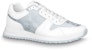 Louis Vuitton Run Away Sneakers 'Putih dengan Monogram Kelabu' 1A8KIU