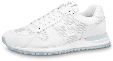 Louis Vuitton Run Away Sneakers 'White with Grey Plaid' 1AANML Louis Vuitton Run Away Sneakers 'White with Grey Plaid' 1AANML