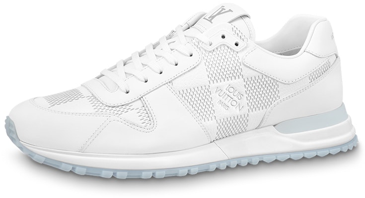 Louis Vuitton Run Away Sneakers 'White with Grey Plaid' 1AANML Buy Louis Vuitton Run Away Sneakers 'White with Grey Plaid' 1AANML