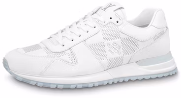 Louis Vuitton Run Away Sneakers 'White with Grey Plaid' 1AANML Louis Vuitton Run Away Sneakers 'White with Grey Plaid' 1AANML