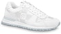 Louis Vuitton Run Away Sneakers 'Putih dengan Corak Kelabu' 1AANML