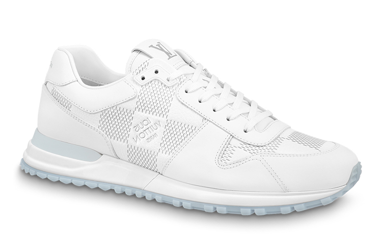 Order Louis Vuitton Run Away Sneaker ''Weiß mit Grauem Karomuster'' 1AANML