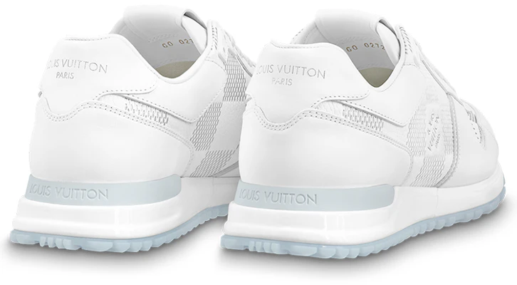 Louis Vuitton Run Away Sneaker ''Weiß mit Grauem Karomuster'' 1AANML Shop Louis Vuitton Run Away Sneaker ''Weiß mit Grauem Karomuster'' 1AANML