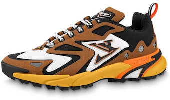 Louis Vuitton Runner Tatic Sneakers 'Orange White Brown' 1A9BNT Louis Vuitton Runner Tatic Sneakers 'Orange White Brown' 1A9BNT