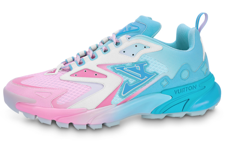 Louis Vuitton Runner Tatic Sneakers 'Blue Pink' 1AARJA