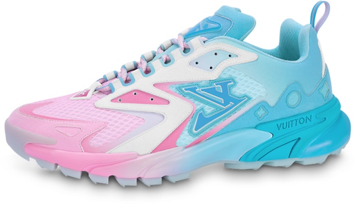 Louis Vuitton Runner Tatic Sneakers 'Blue Pink' 1AARJA Buy Louis Vuitton Runner Tatic Sneakers 'Blue Pink' 1AARJA