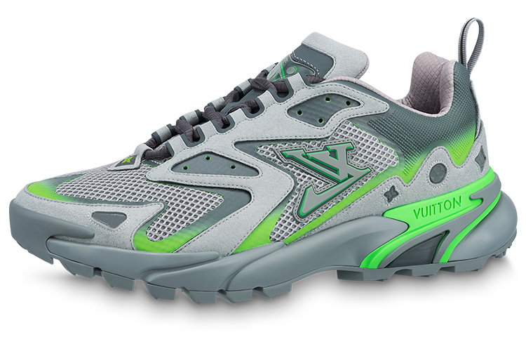 Louis Vuitton Runner Tatic Sneakers 'Grey Neon Green' 1ABLZ5