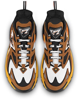 Louis Vuitton Runner Tatic Sneakers 'Orange White Brown' 1A9BNT Order Louis Vuitton Runner Tatic Sneakers 'Orange White Brown' 1A9BNT