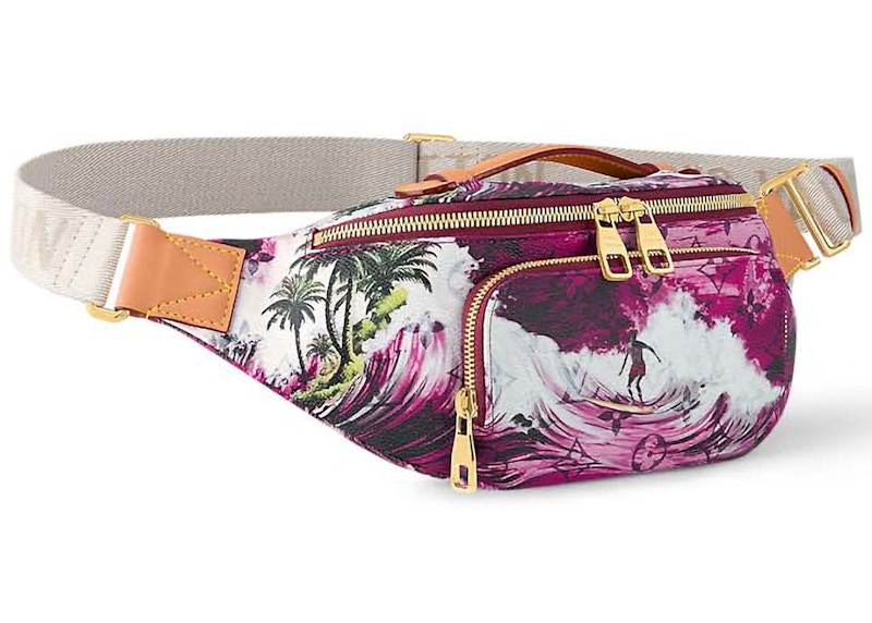 Order 路易威登專櫃系列粉紅撞色單肩包