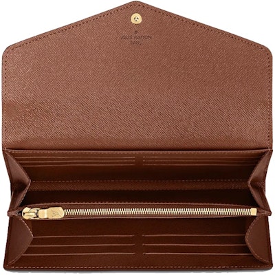 Louis Vuitton Sarah Wallet Monogram Brown Lookbook Louis Vuitton Sarah Wallet Monogram Brown