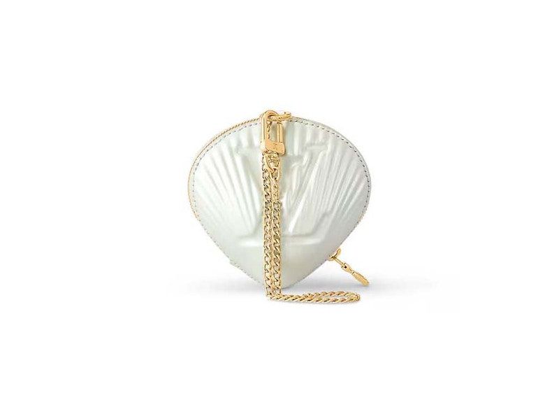 Louis Vuitton Shell Coin Purse White 圖 2