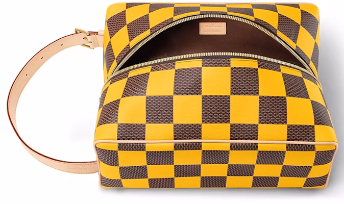 Louis Vuitton Shoes Bag Damier Pop Yellow Lookbook Louis Vuitton Shoes Bag Damier Pop Yellow
