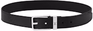 Buy LOUIS VUITTON Signature Design Black Leather Belt 35CM Wide M8201S