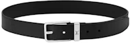 Order LOUIS VUITTON Signature Design Black Leather Belt 35CM Wide M8201S
