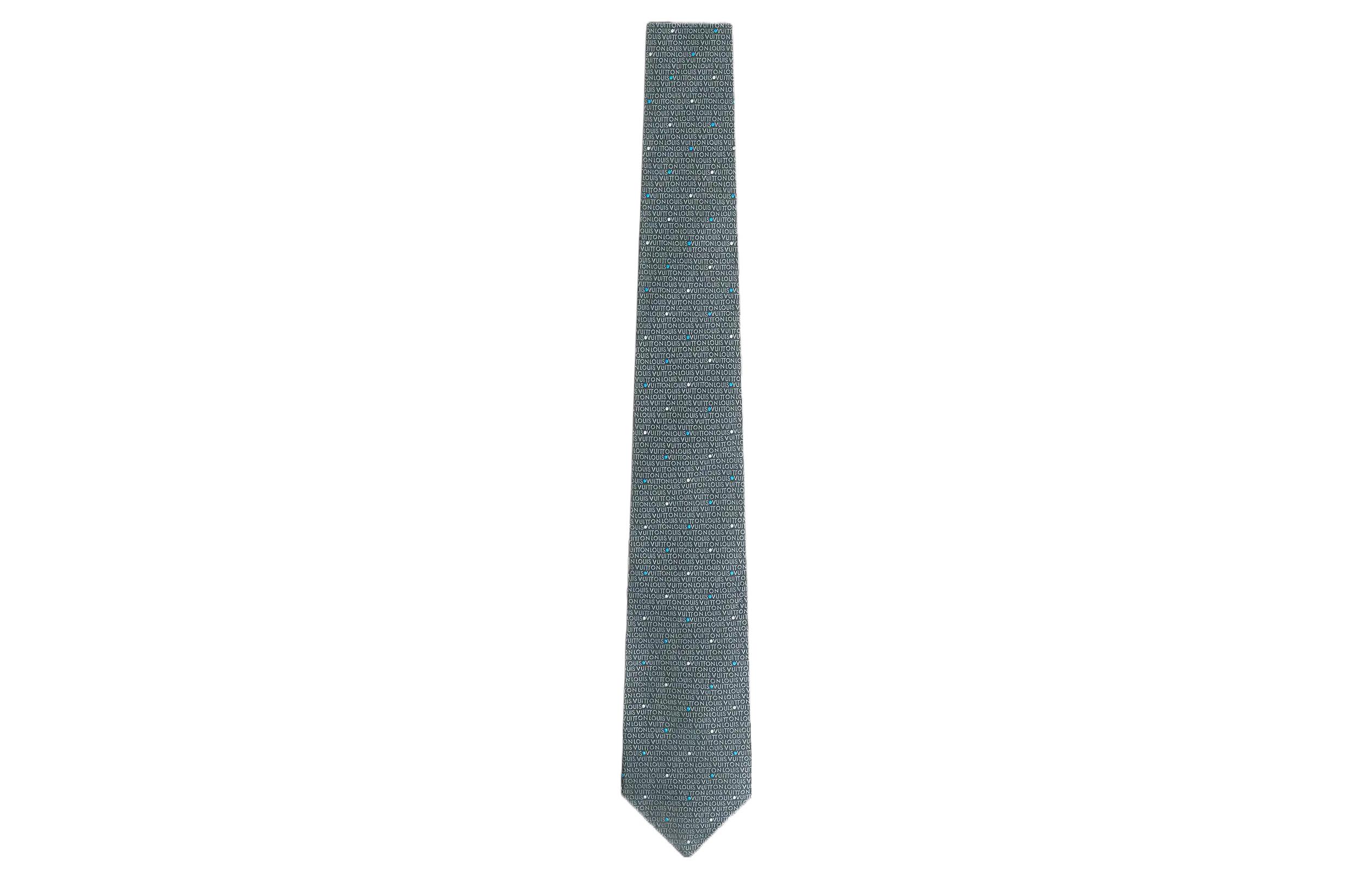 LOUIS VUITTON Signature Polka Dot Print Tie for Men. M78043