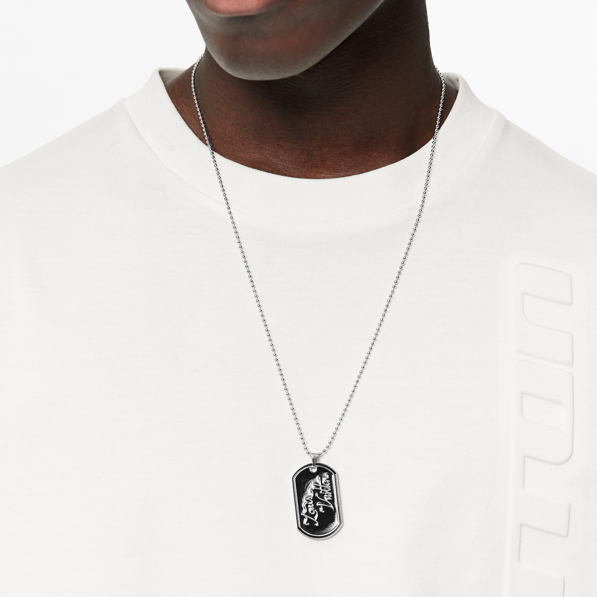 LOUIS VUITTON Signature Tab Necklace M00321 圖 4